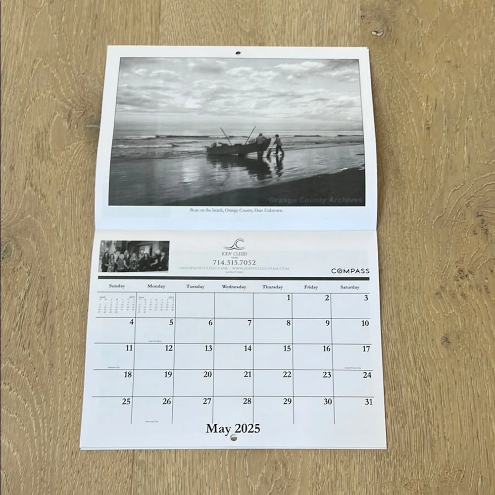 💜 FREE w/ any Purchase. Orange County 2025 Calendar. NEW. 🆕